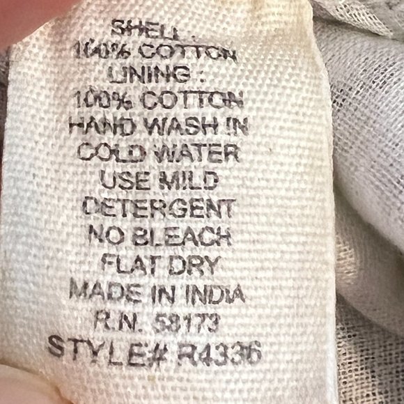 Anthropologie Floral Patchwork Maxi Skirt Ruffle Cotton Blue Motif Modified - Picture 10 of 12